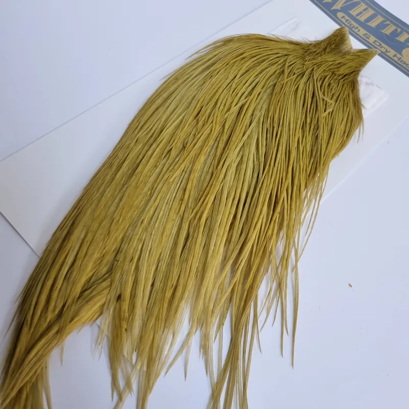 Whiting High and Dry Rooster Cape in Golden Olive-4